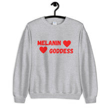 Load image into Gallery viewer, Red Melanin Goddess™ Women Sweatshirt
